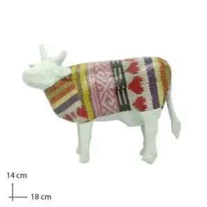 Vache décorative la TriCOWtée Coeur