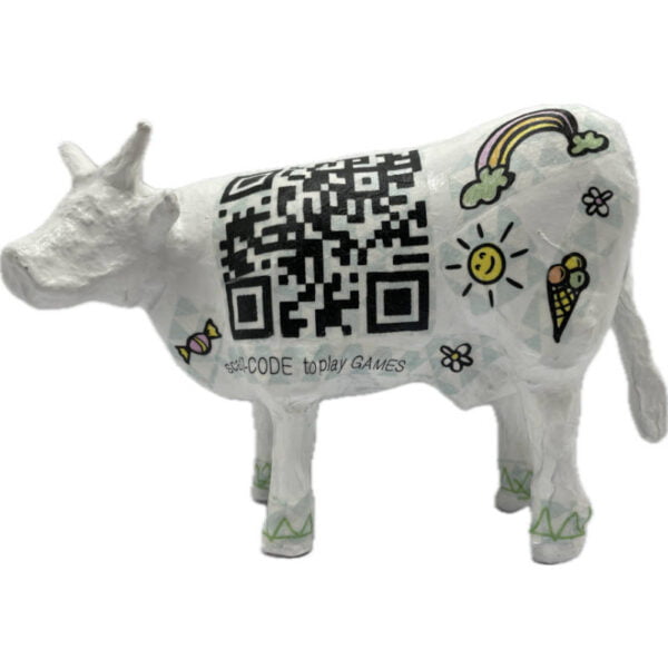 Vache décorative la QR COWde