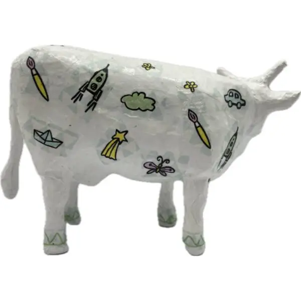 Vache décorative la QR COWde