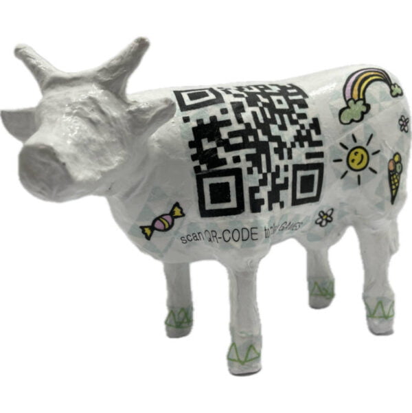 Vache décorative la QR COWde