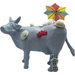 Vache décorative la COWquillage