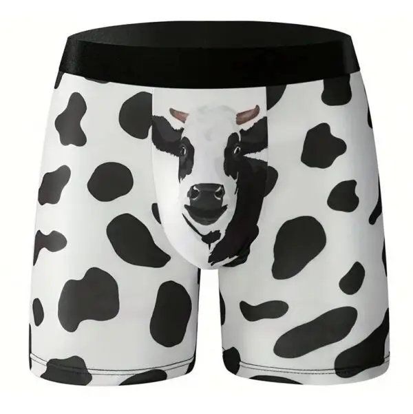 Lingerie imprimée Vache noir et blanc pour Elle et Lui – Image 5