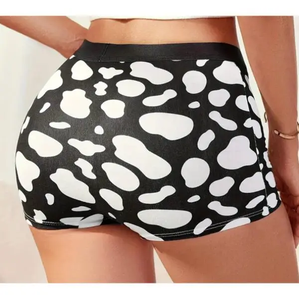 Lingerie imprimée Vache noir et blanc pour Elle et Lui – Image 4