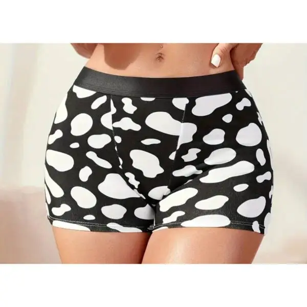 Lingerie imprimée Vache noir et blanc pour Elle et Lui – Image 3