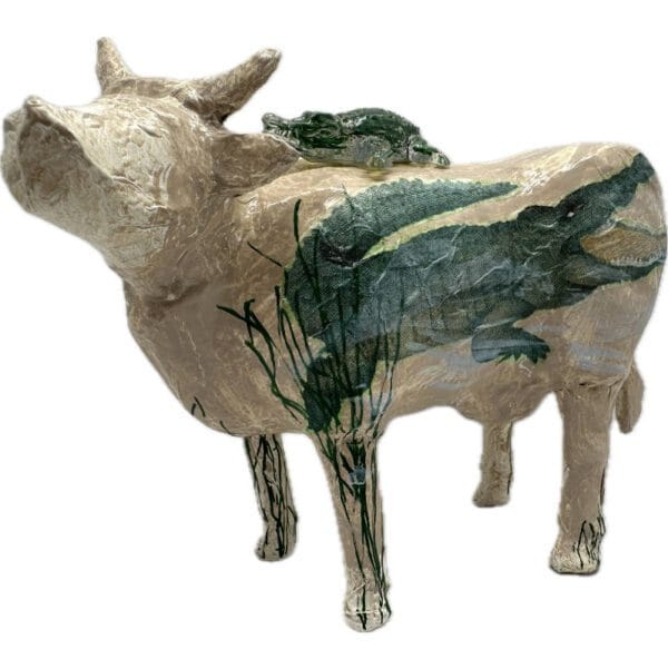 Vache décorative la CroCOWdile
