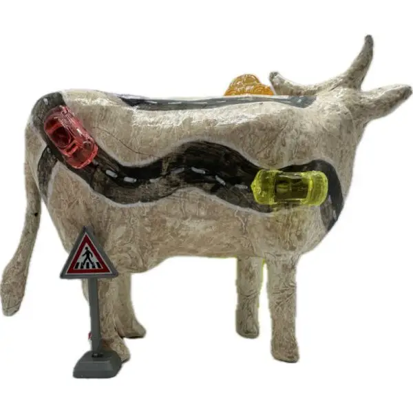 Vache décorative la COWde de la Route