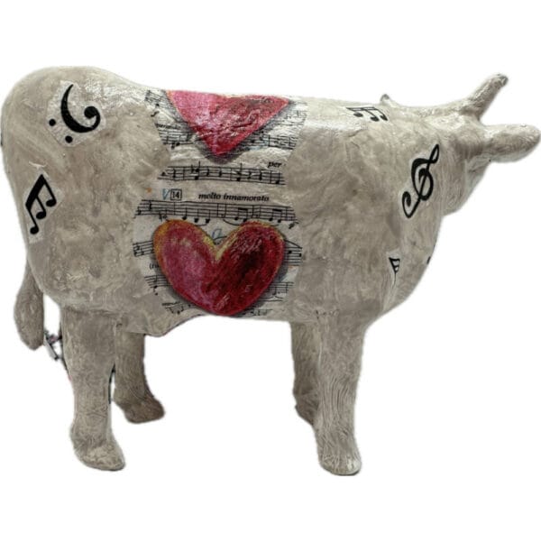 Vache décorative l'ACOWrdéon