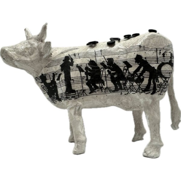 Vache décorative l'Orchestre COWlonne