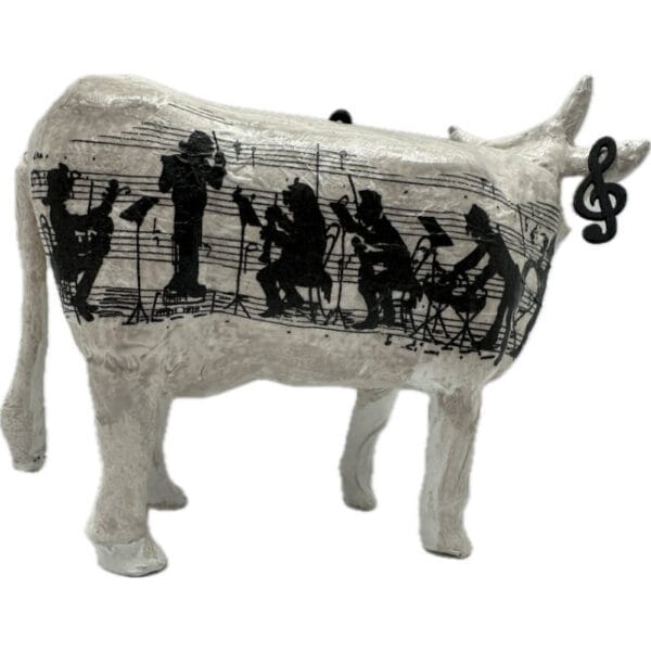 Vache décorative l'Orchestre COWlonne