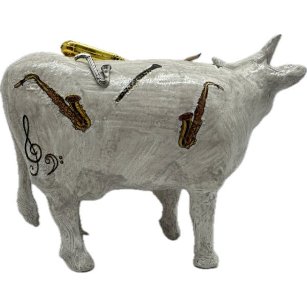 Vache décorative la PiCOWlo Saxo