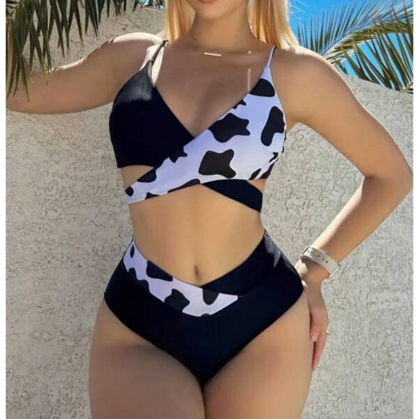 Maillot de Bain imprimé Vache pour Elle