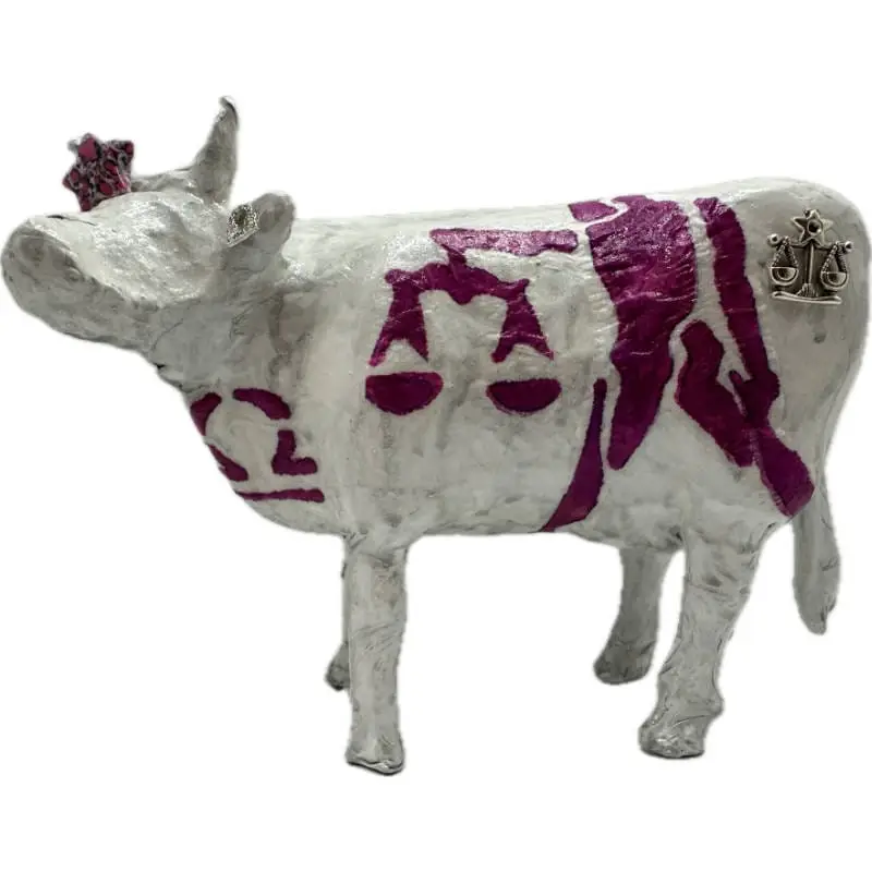 Vache décorative l'HorosCOWpe Balance