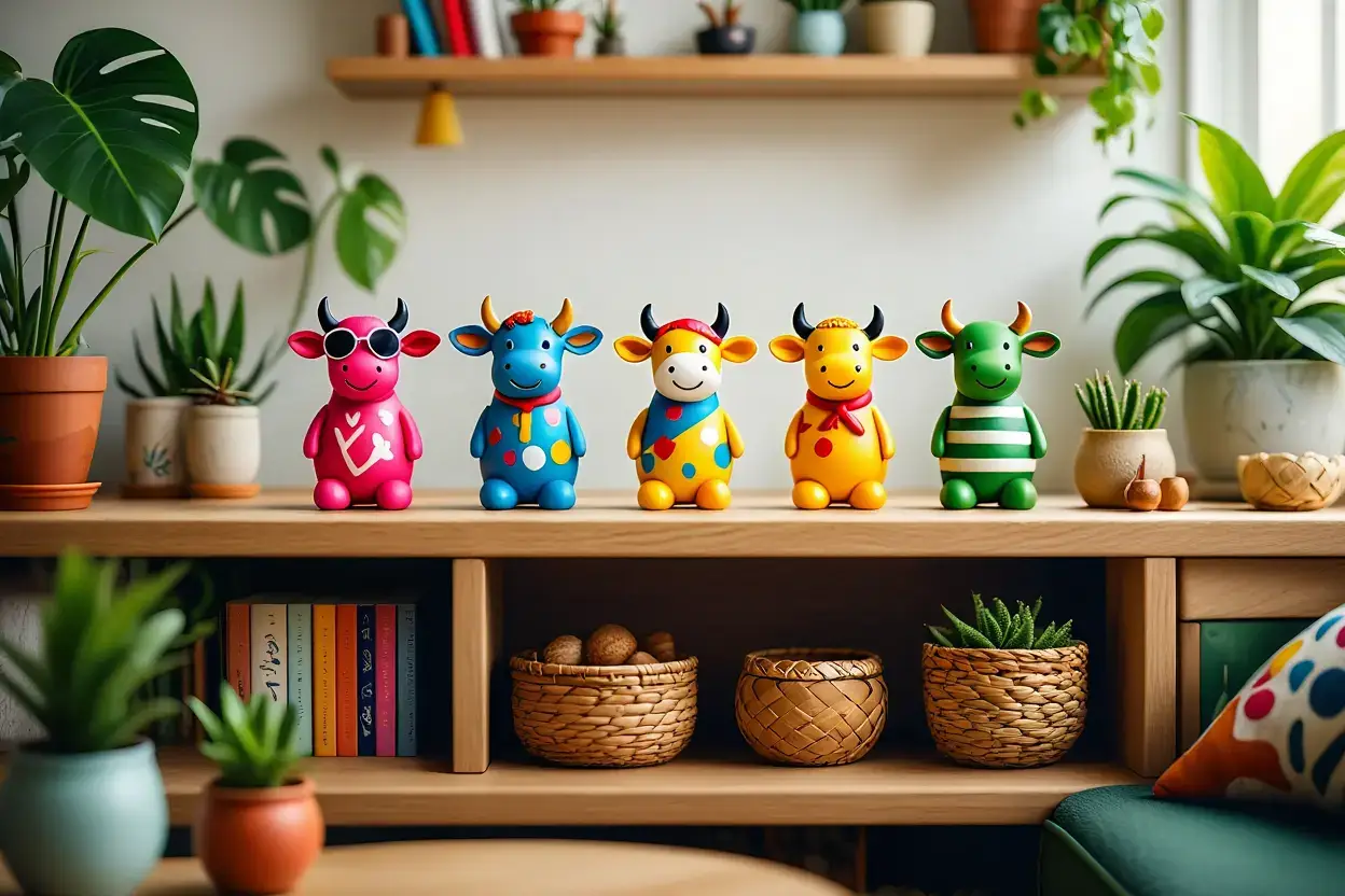 Décoration artisanale et plantes