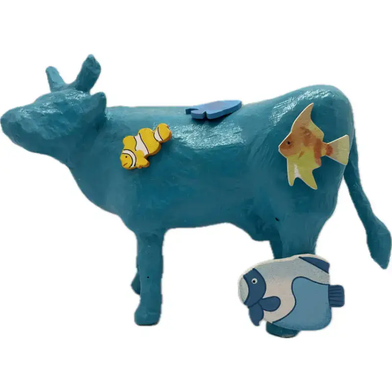 Vache décorative la COWte Bleue - Vaches et Compagnie