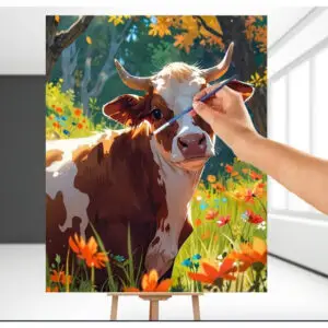 Vaches en Peinture par Numéros
