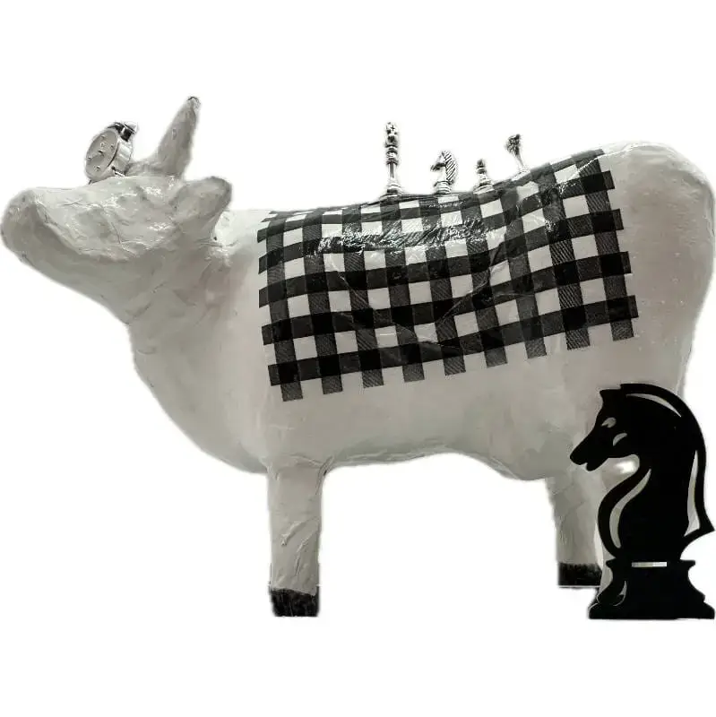 Vache décorative la COWlonne – Echec et Mat !